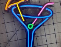 Neon Martini Kadeh