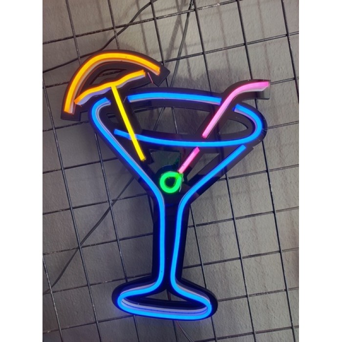 Neon Martini Kadeh