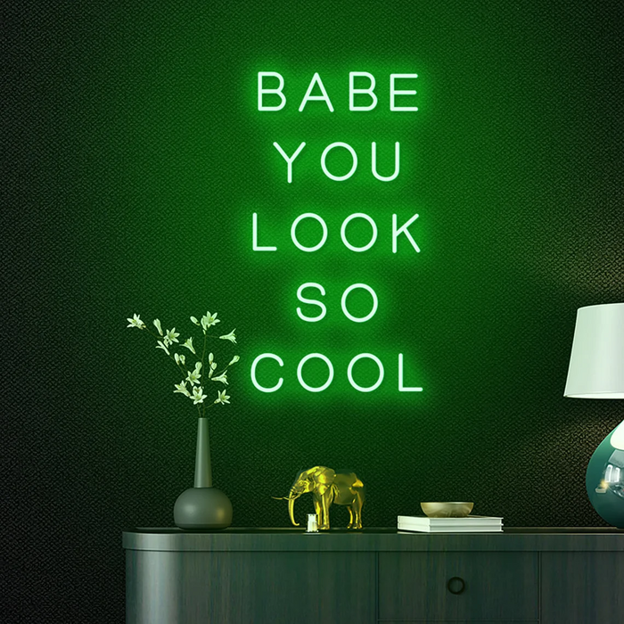 Baby you look so cool
